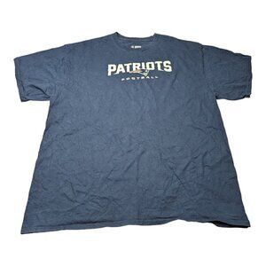NEW ENGLAND PATRIOTS NFL Team Apparel Blue Logo Tshirt XL